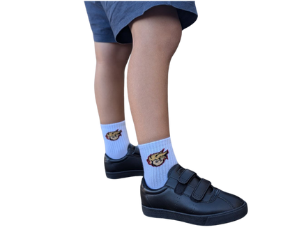 100% Organic Cotton Socks for Kids, Super Soft & Breathable, Hypoallergenic